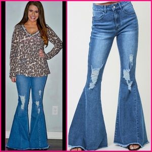 Distressed Jeans - 34.5” Inseam